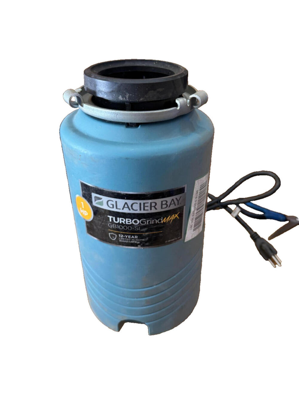 Glacier Bay TurboGrind Max GB1000-SL Garbage Disposal 1 HP Continuous Feed